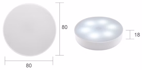 300 Lumen Indoor Battery Powered LED Night Sensor Lamp Home Decorative PIR Sensor Ceiling LED Lá Mparas De Gabinete Lighting 80PCS SMD LED Cabinet Light