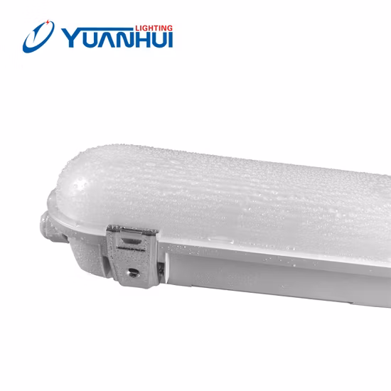 3FT 6FT 7FT 倉庫表面実装耐候性シーリングライト防水ワークショップライト IP66 ガレージ LED トライプルーフライト、防水照明器具