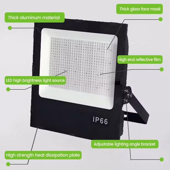 50W屋外メタルハライド耐候性IP65 SMD LED投光器サッカースタジアム用